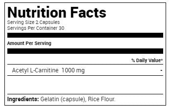 NutraKey Acetyl L-Carnitine